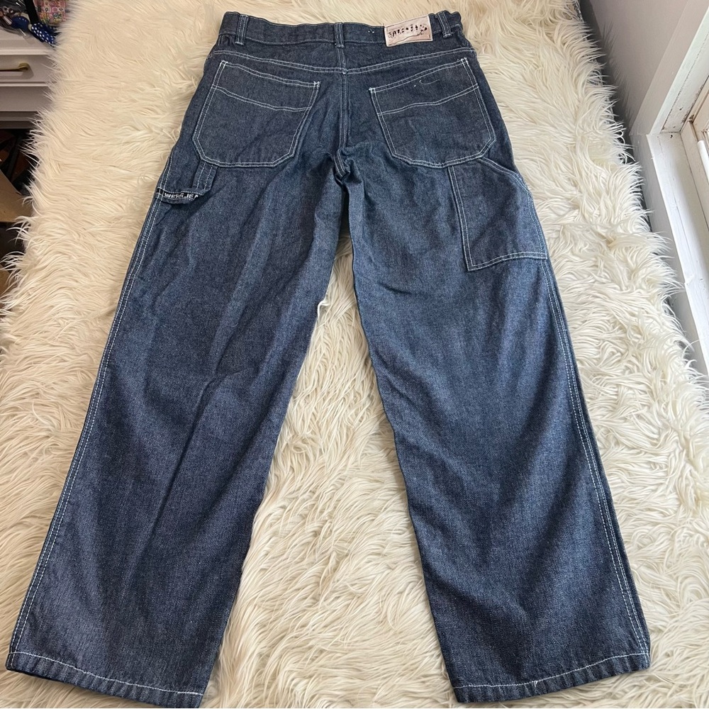 Vintage Webs Carpenter Jeans Baggy Light Wash 34x32 Skater Y2K Wide Leg